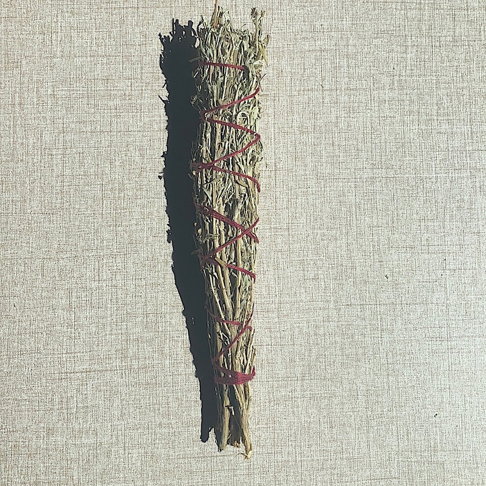 Colorado sage home grown, picked, and wrapped.